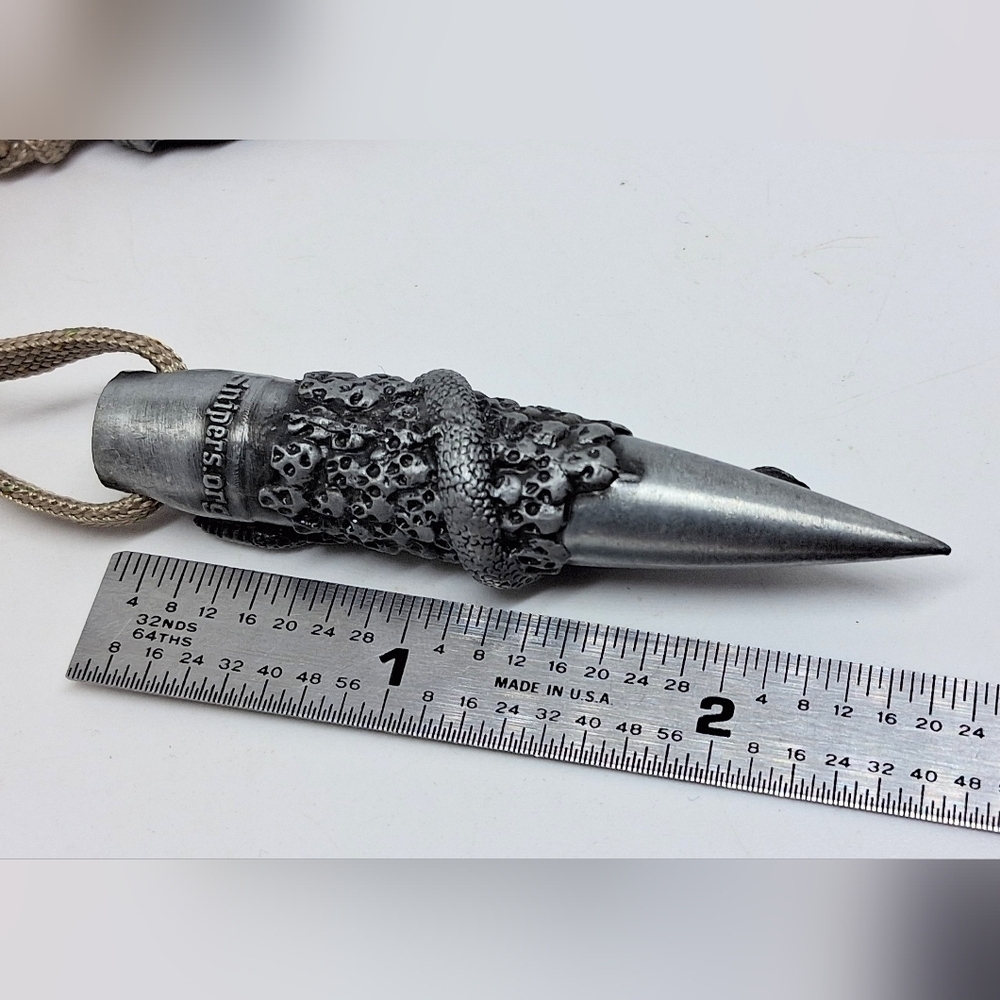 * Military Adopt A Sniper Program Bullet Necklace - Picture 2 of 3